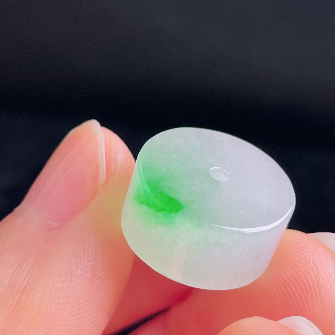 ️冰绿路路通，老种起光，细底通透，尺寸：16.7/8mm0922