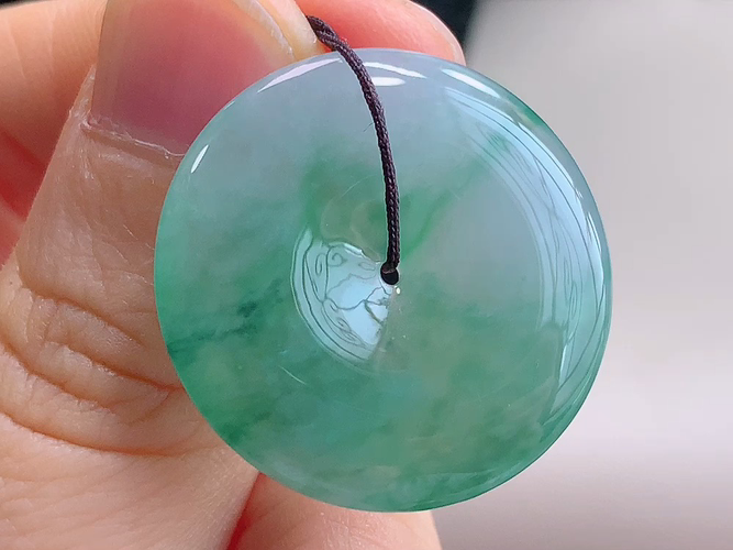 ️ 平安扣，无裂，尺寸27.0-5.2mm，包A附证书