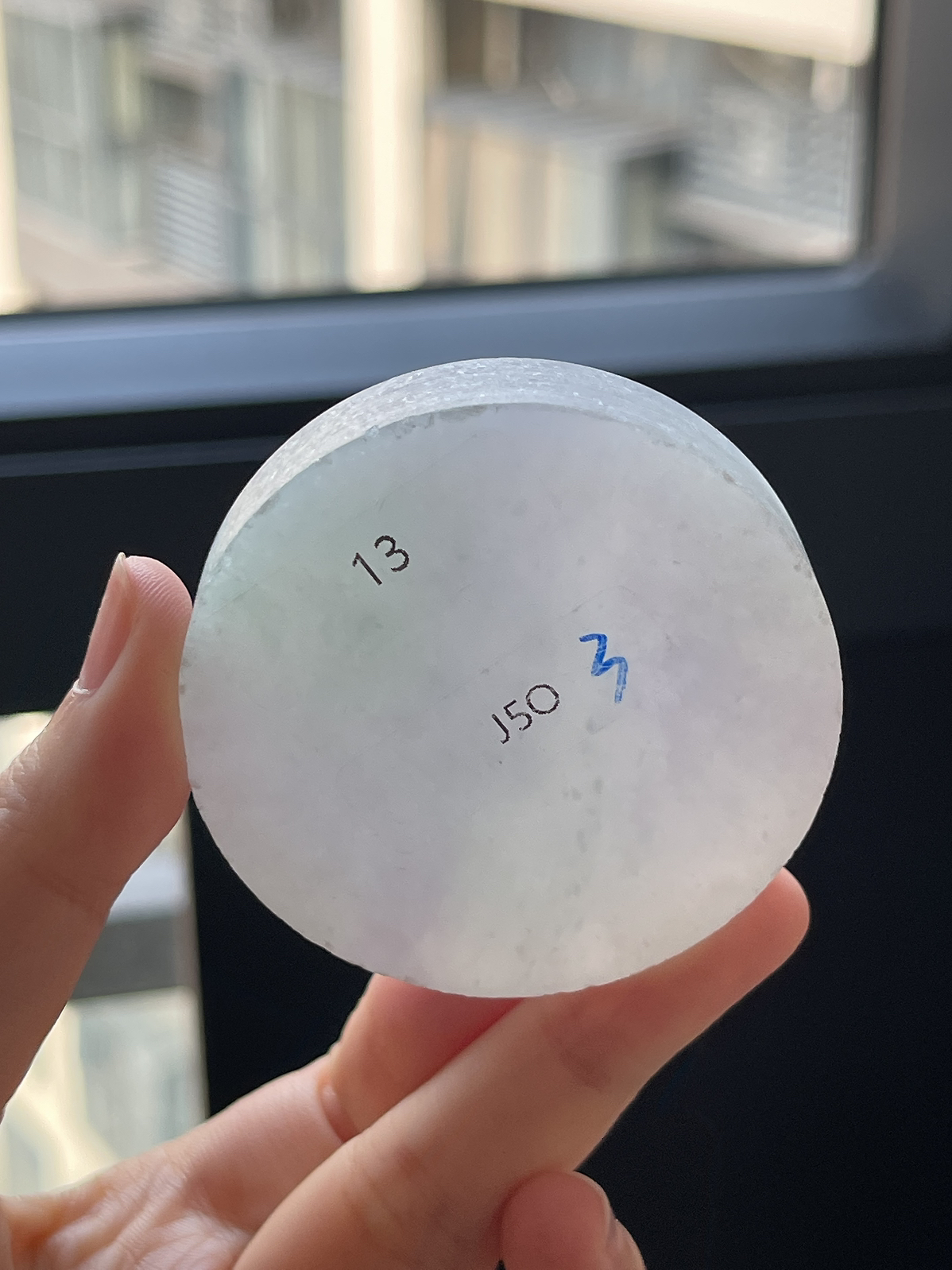 翡翠冰糯种紫罗兰镯心