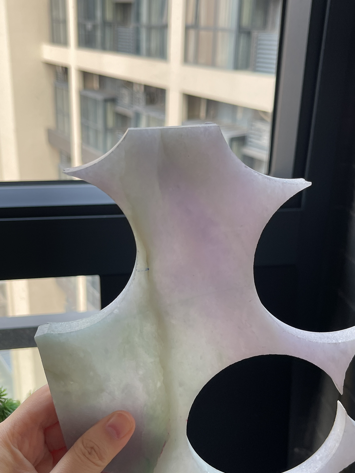 翡翠冰糯种紫罗兰片料