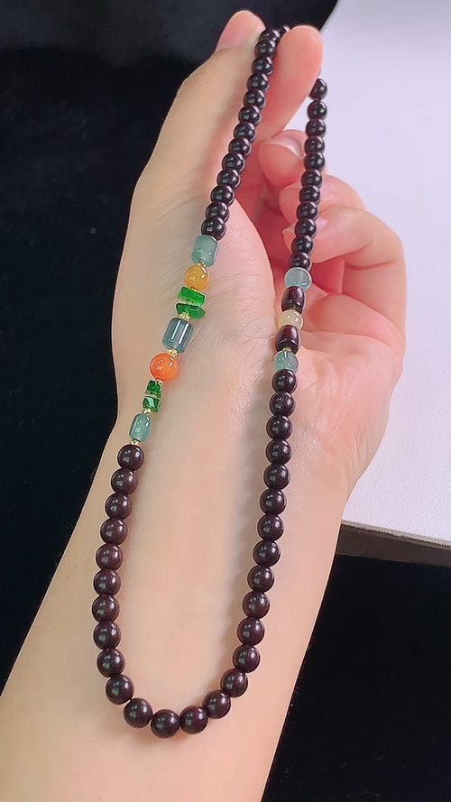 ️18K多彩路路通手链，尺寸:6.1-5.0mm 19