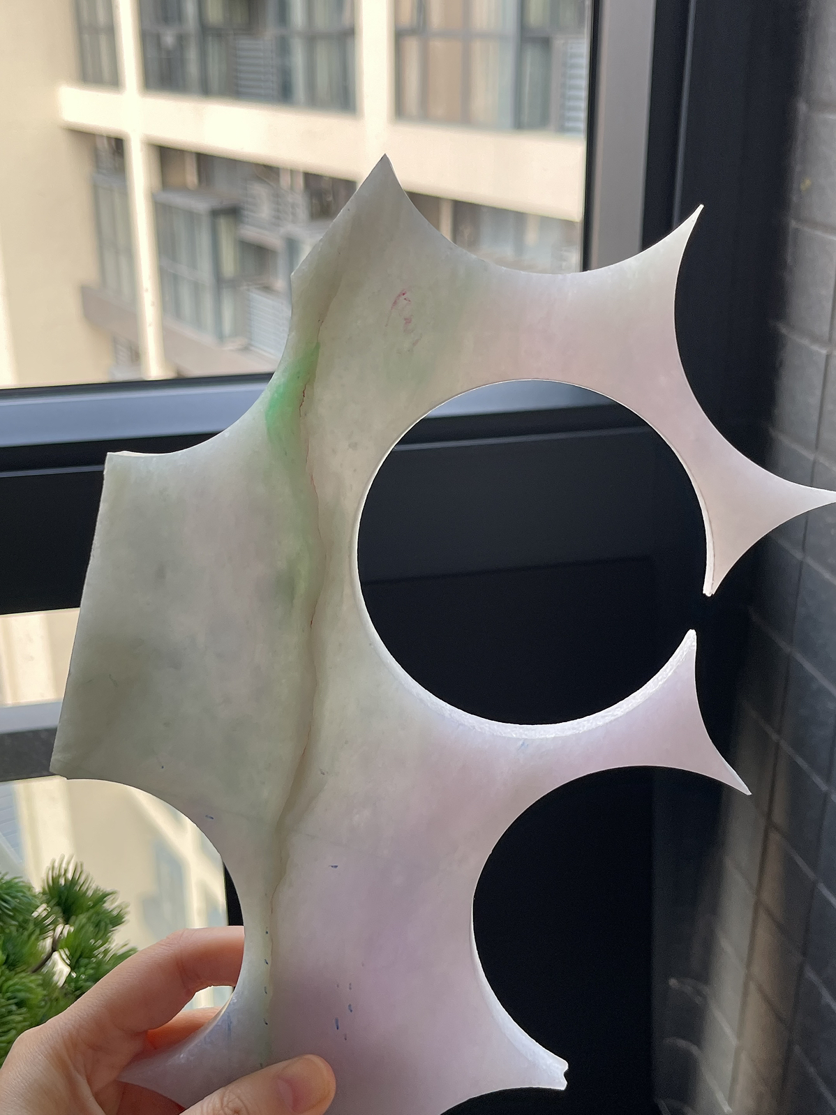 翡翠冰糯种紫罗兰片料