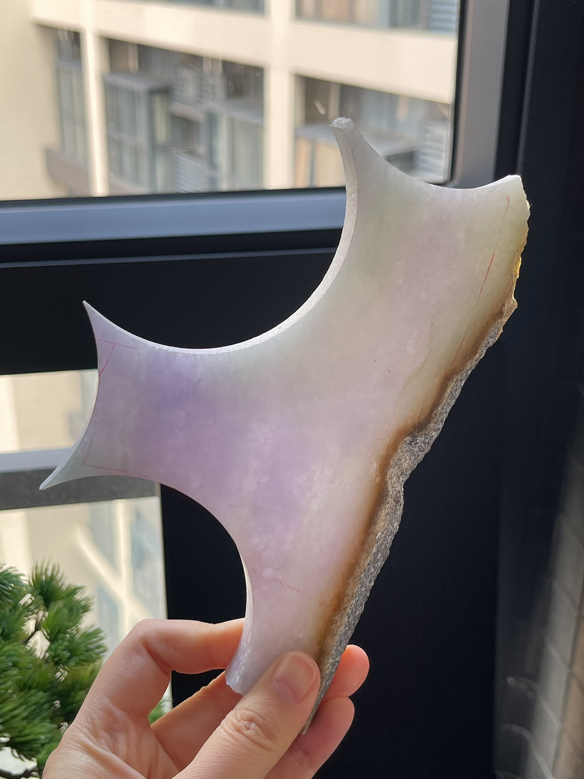 翡翠紫罗兰片料