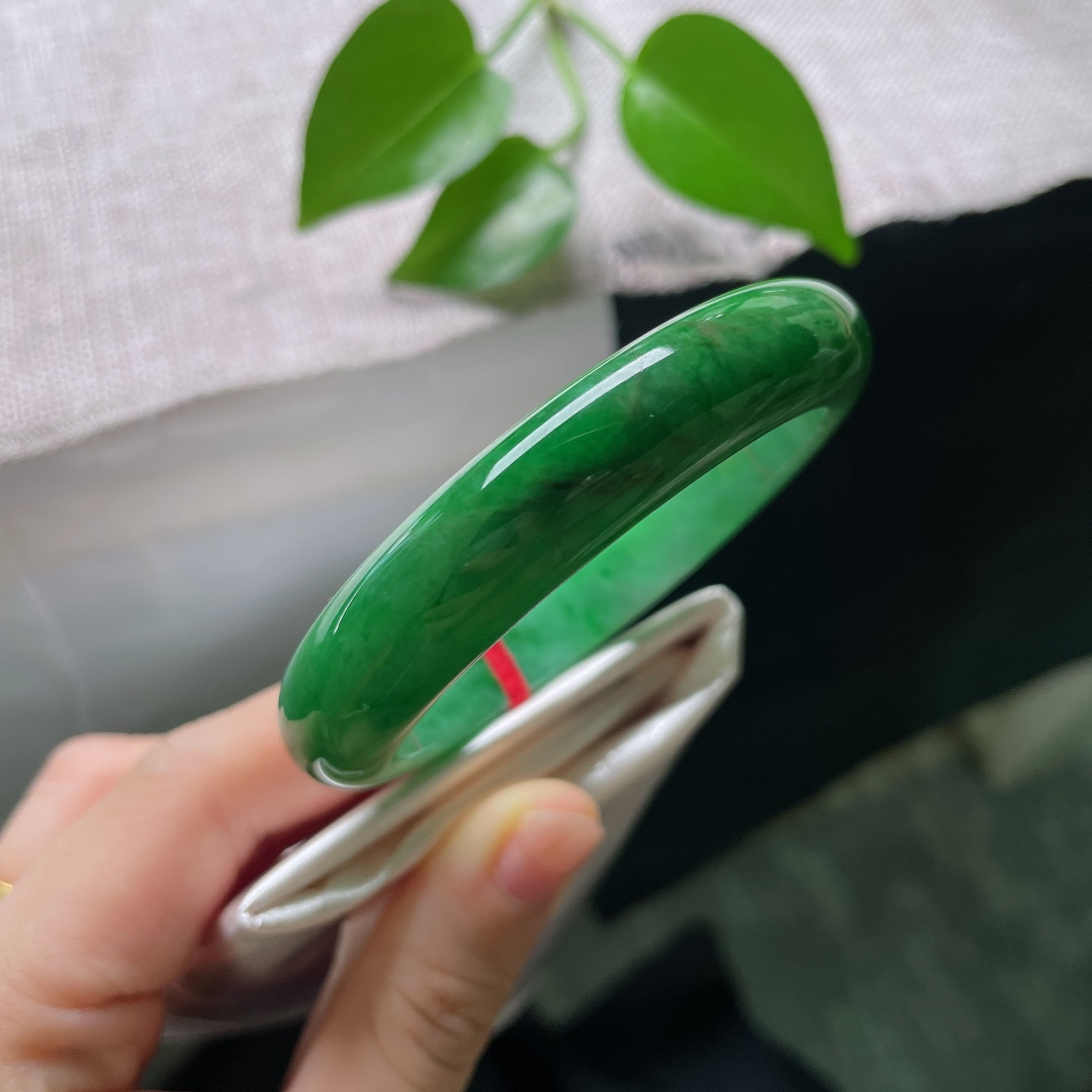 56.3/12.7/8.5，绿底正圈，满色，青春靓丽，古色古香，韵味十足，皮纹，ss59311a