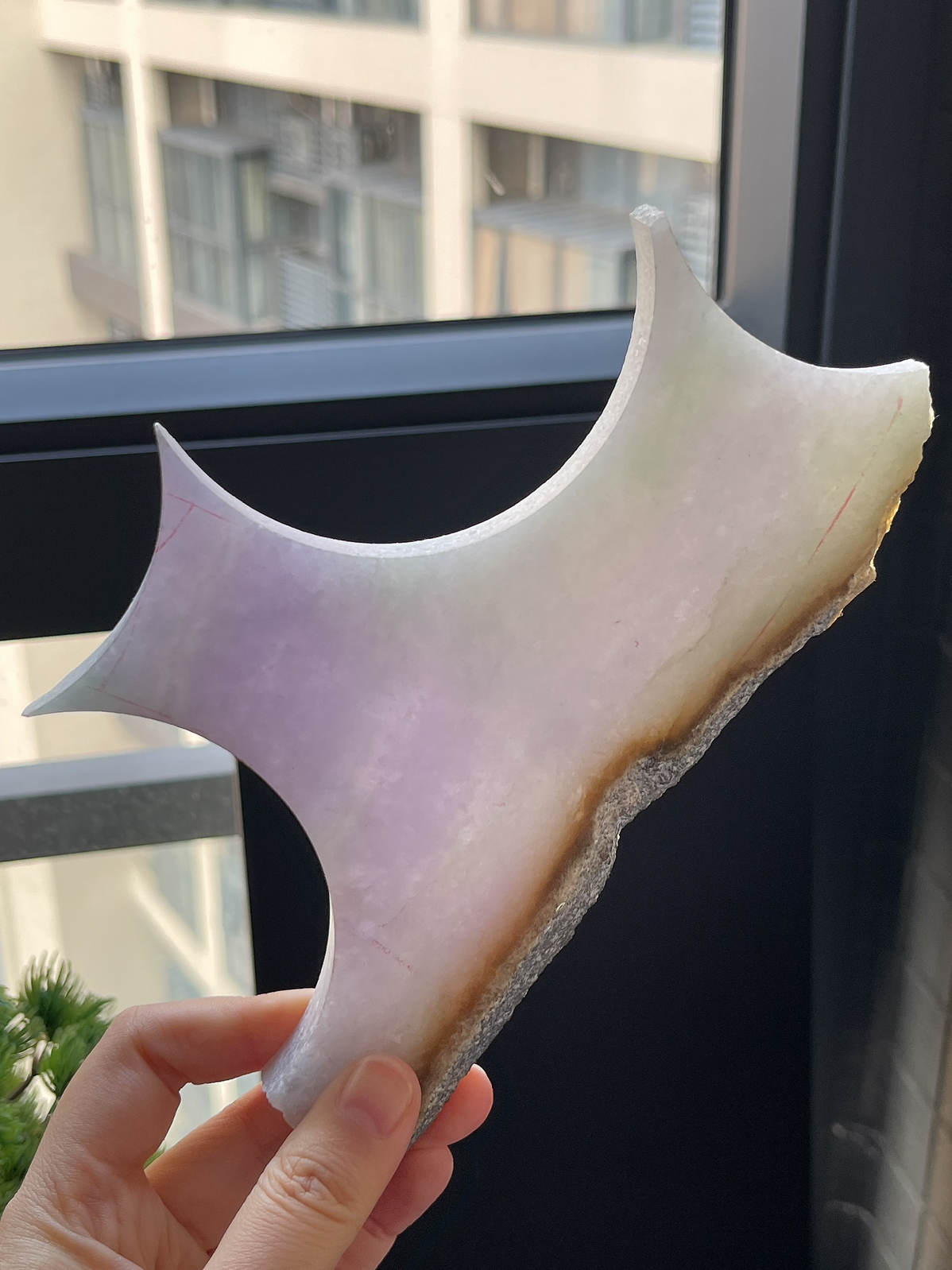 翡翠紫罗兰片料