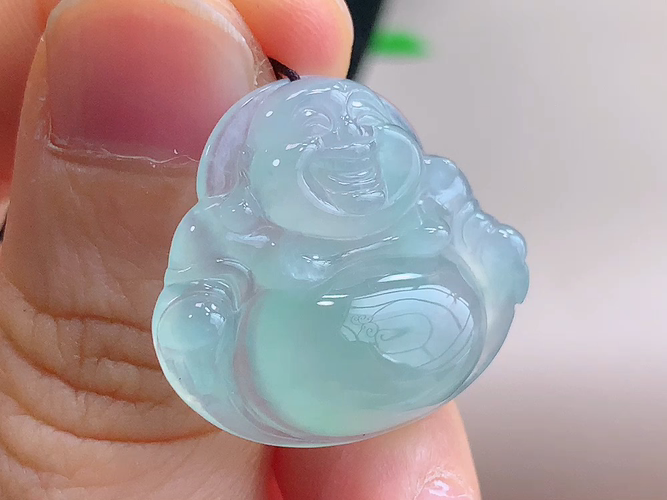 ️ 笑佛，无裂，尺寸27.7-23.3-6.2mm，包A附证书