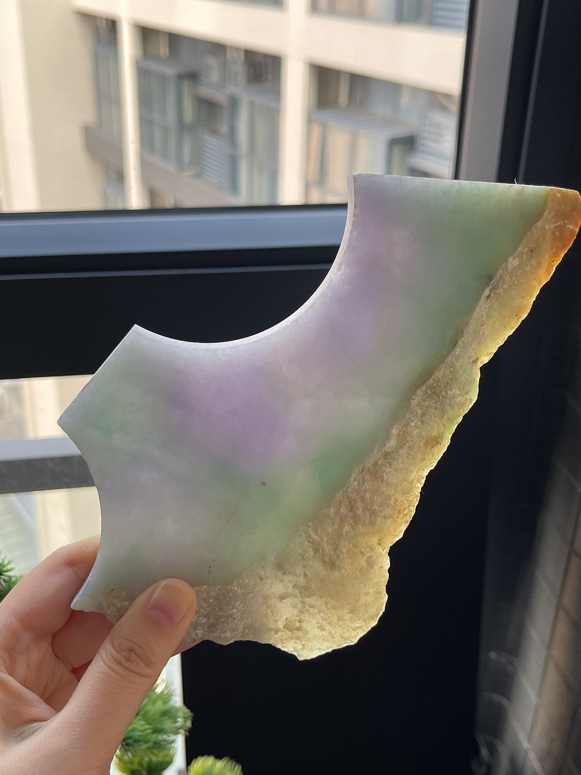 翡翠紫罗兰冰糯种片料