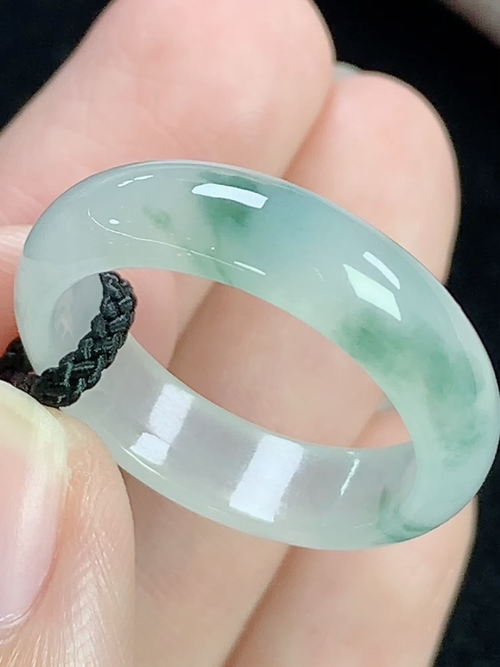 冰飘花戒指，无裂，内径尺寸19-5.9-2.7mm，20号手寸，j22zwy