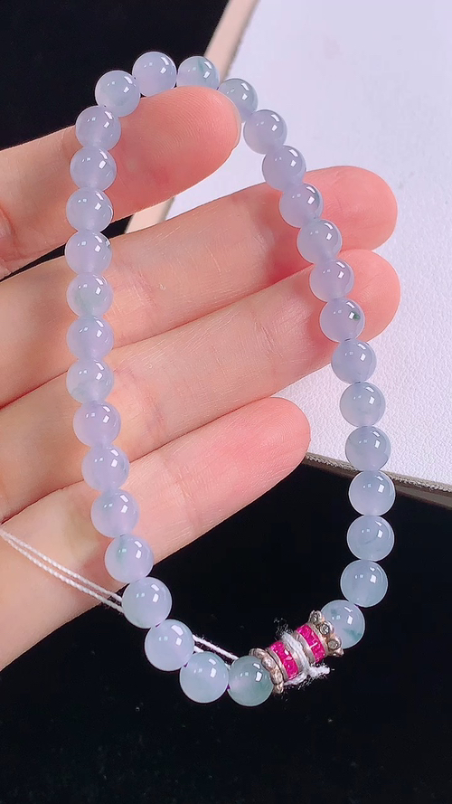 ️飘花手链，尺寸:5.9-5.9mm 18