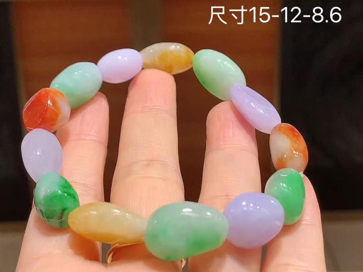 ️ 多彩手串 ，尺寸，15-12-8.6