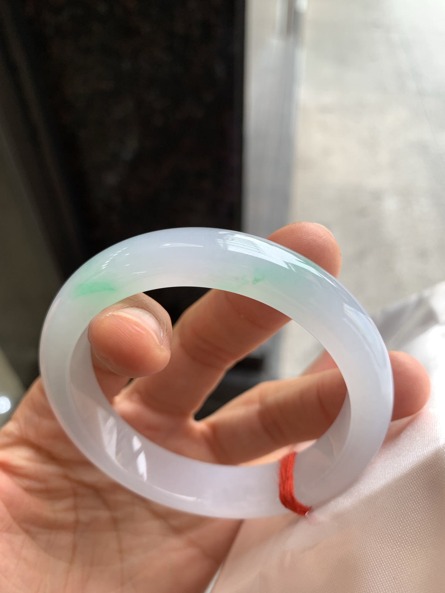 正圈冰飘绿 微棉 尺寸：56.6/12.4/8.5 种色俱佳