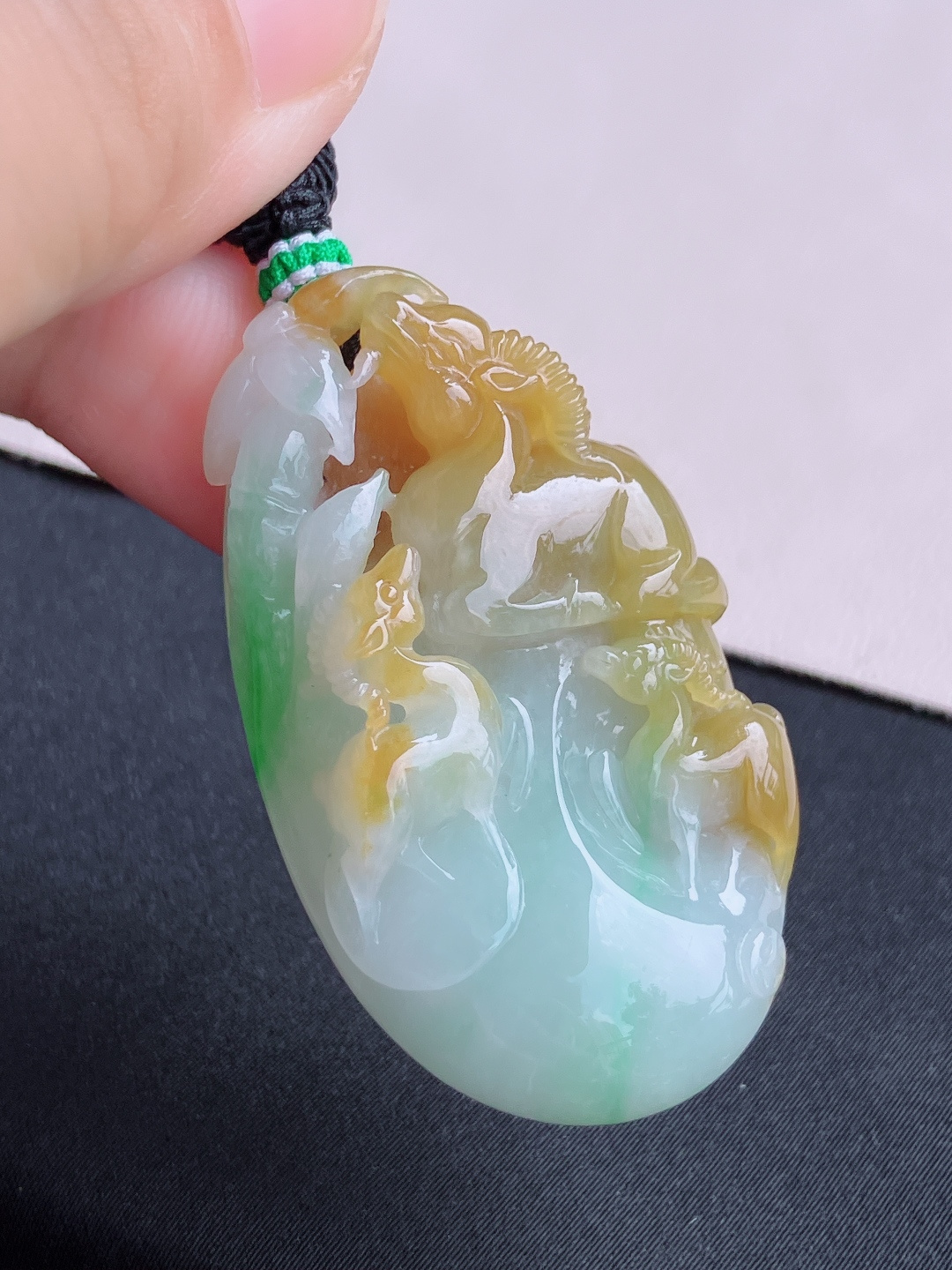 ️，三彩三羊开泰，特色，尺寸49.3/30.5/10.8/自然光实拍