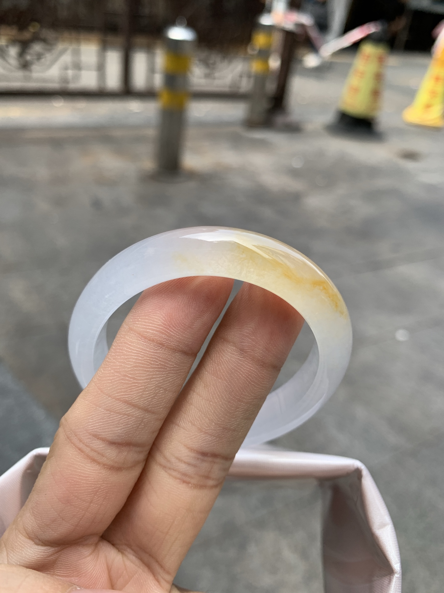 冰黄翡贵妃 52.3-44-7-10.3 0923-N1657 打灯细纹