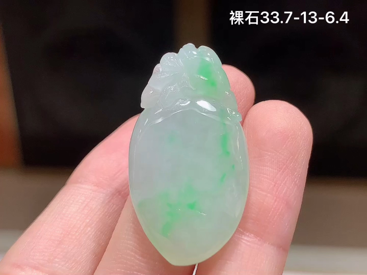 ️冰飘绿福瓜 无裂 尺寸，33.7-13-6.4