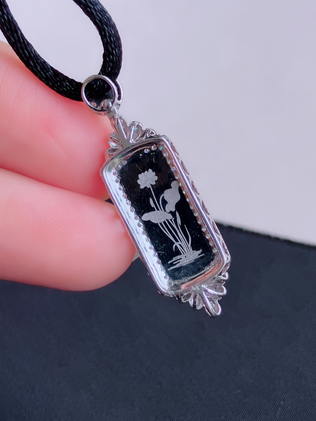 ️，翠绿平安牌，简约时尚，尺寸34.8/18.6/8/6/自然光实拍