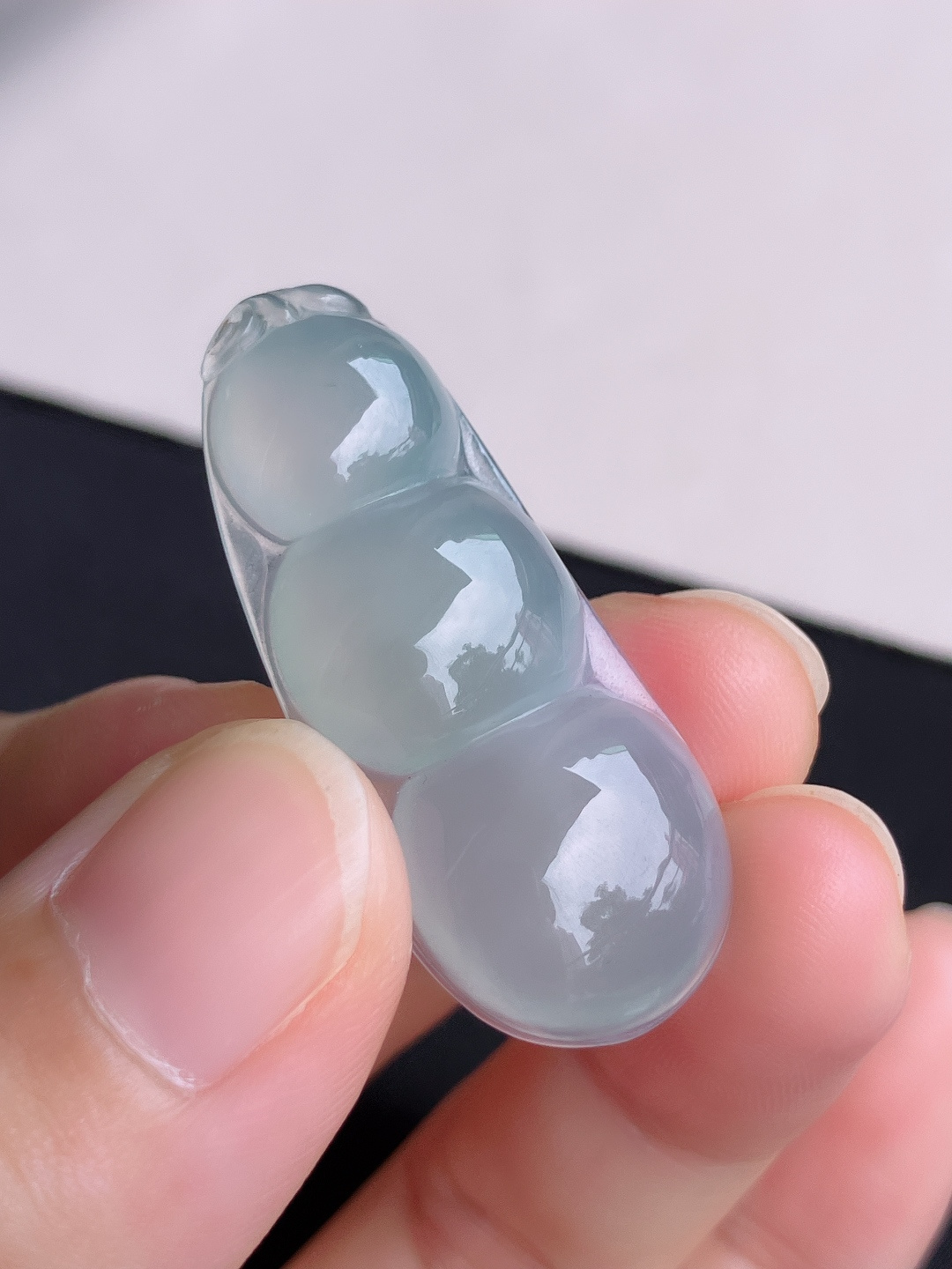️，底色福豆，晶莹剔透，尺寸38.5/16.5/5.8/自然光实拍