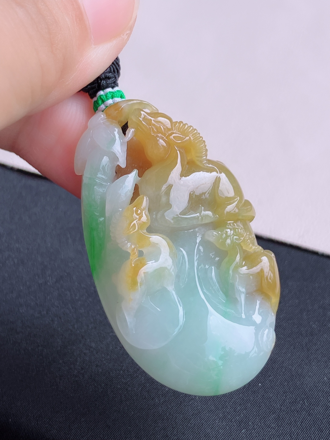 ️，三彩三羊开泰，特色，尺寸49.3/30.5/10.8/自然光实拍