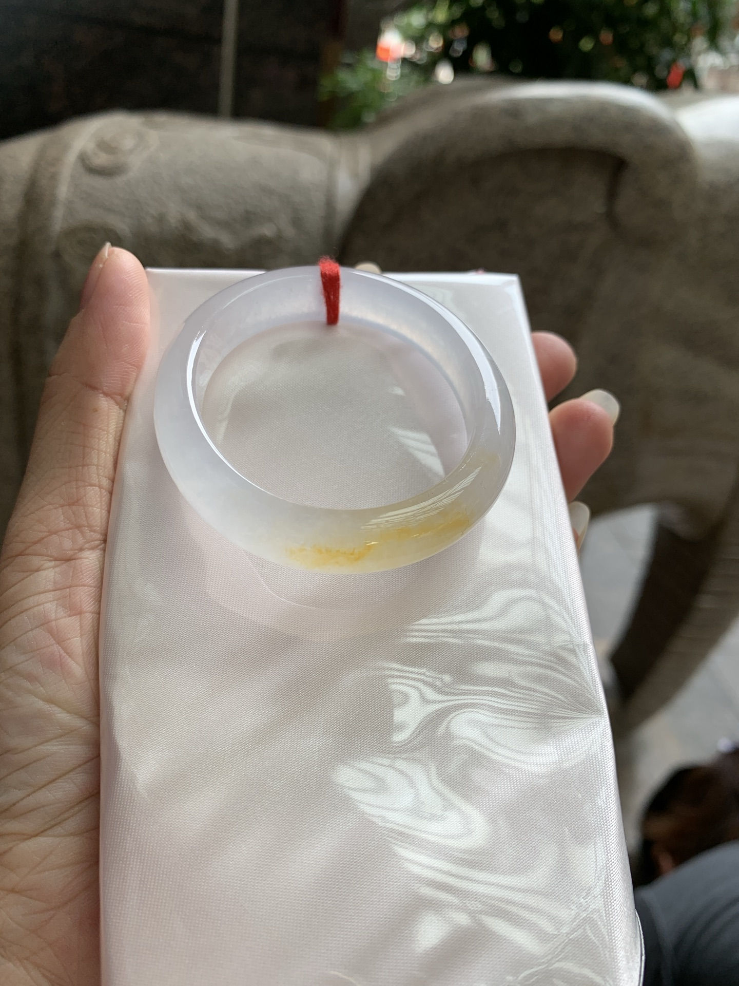 冰黄翡贵妃 52.3-44-7-10.3 0923-N1657 打灯细纹