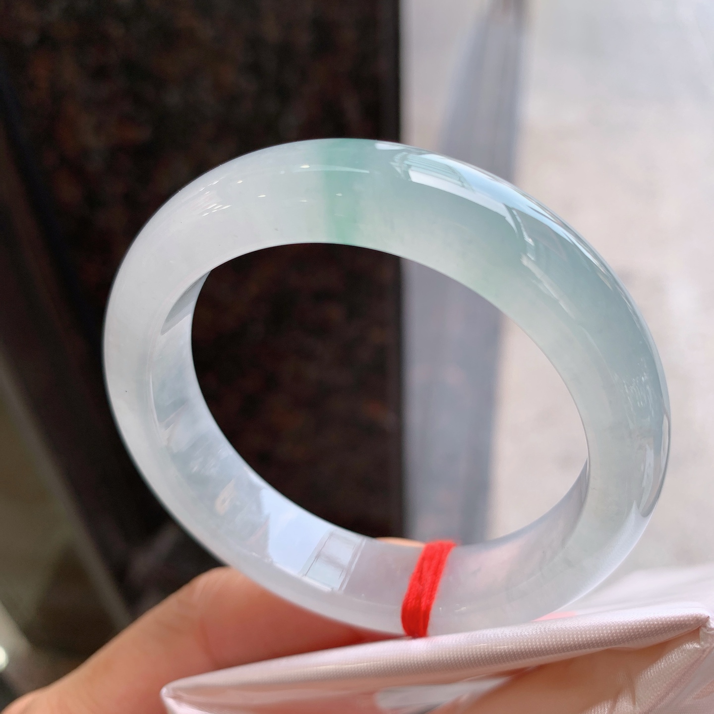 正圈飘花 微棉微纹 尺寸：50.7/12/8 小圈口