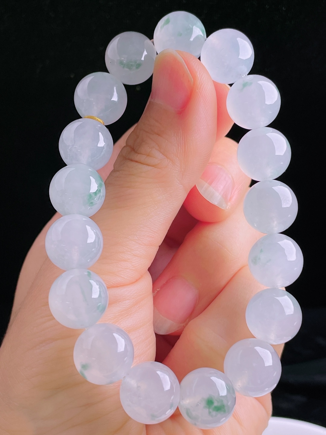 ️手串，老种起光，细底通透，尺寸：12.6mm0923