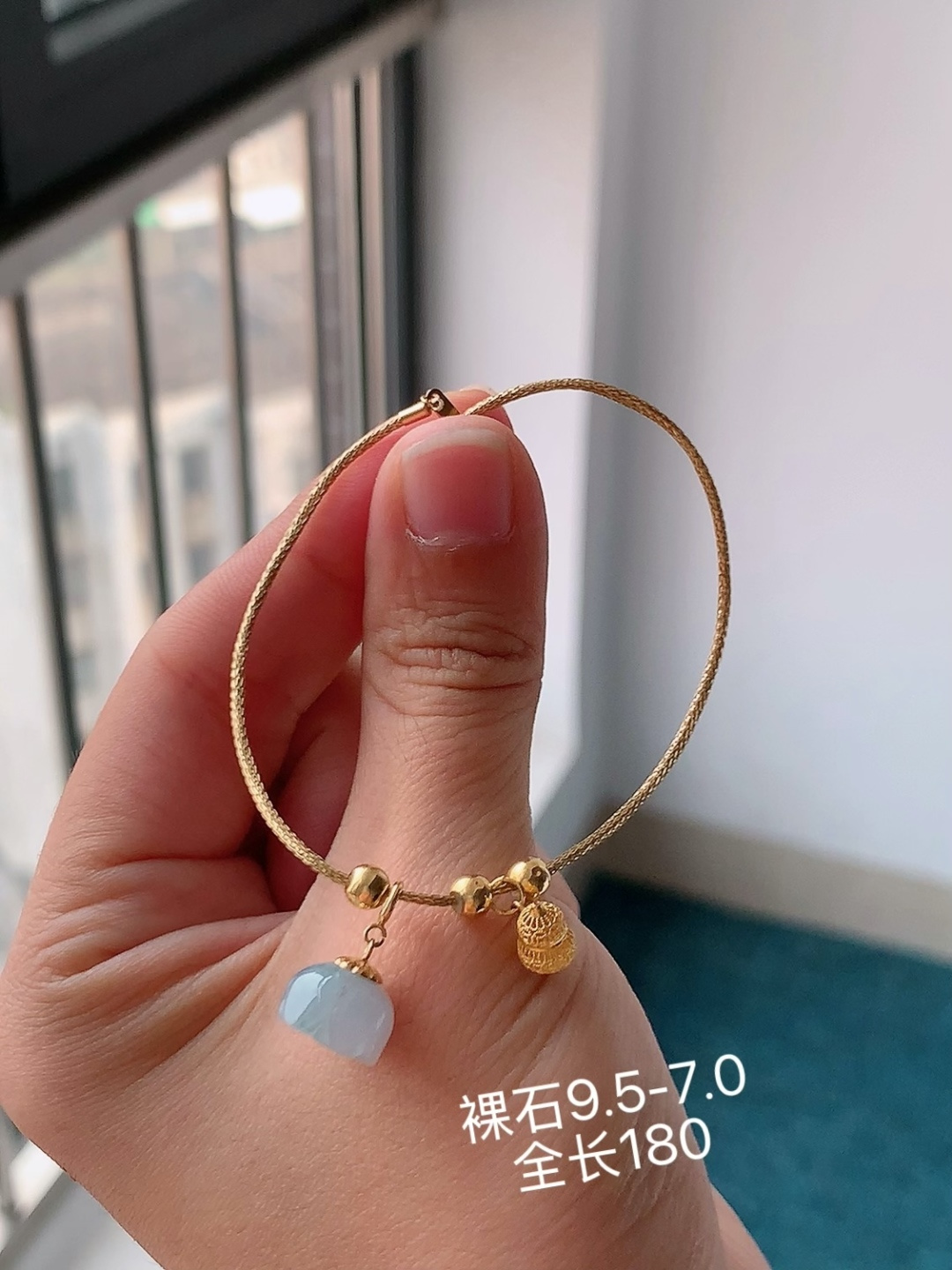 ️ 冰种紫飘花莲蓬手链 青翠明媚，品相喜悦，水润十足 佩戴精致迷人 货号78922，9.5-7.0