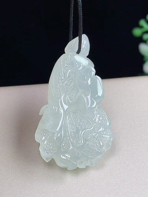 冰种白菜，百财聚来，尺寸33.2-19.3-6.7mm，j23apt