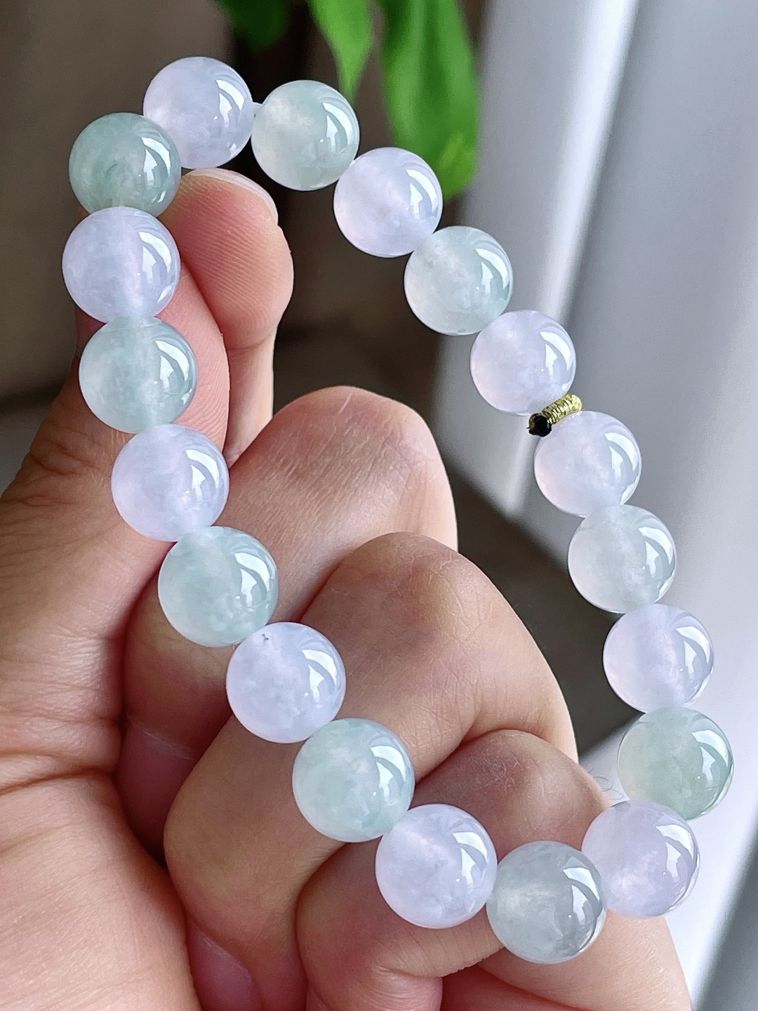 珠子 冰晴水手串圆珠珠子手串 缅甸 性比高 尺寸9.7mm 重量30克