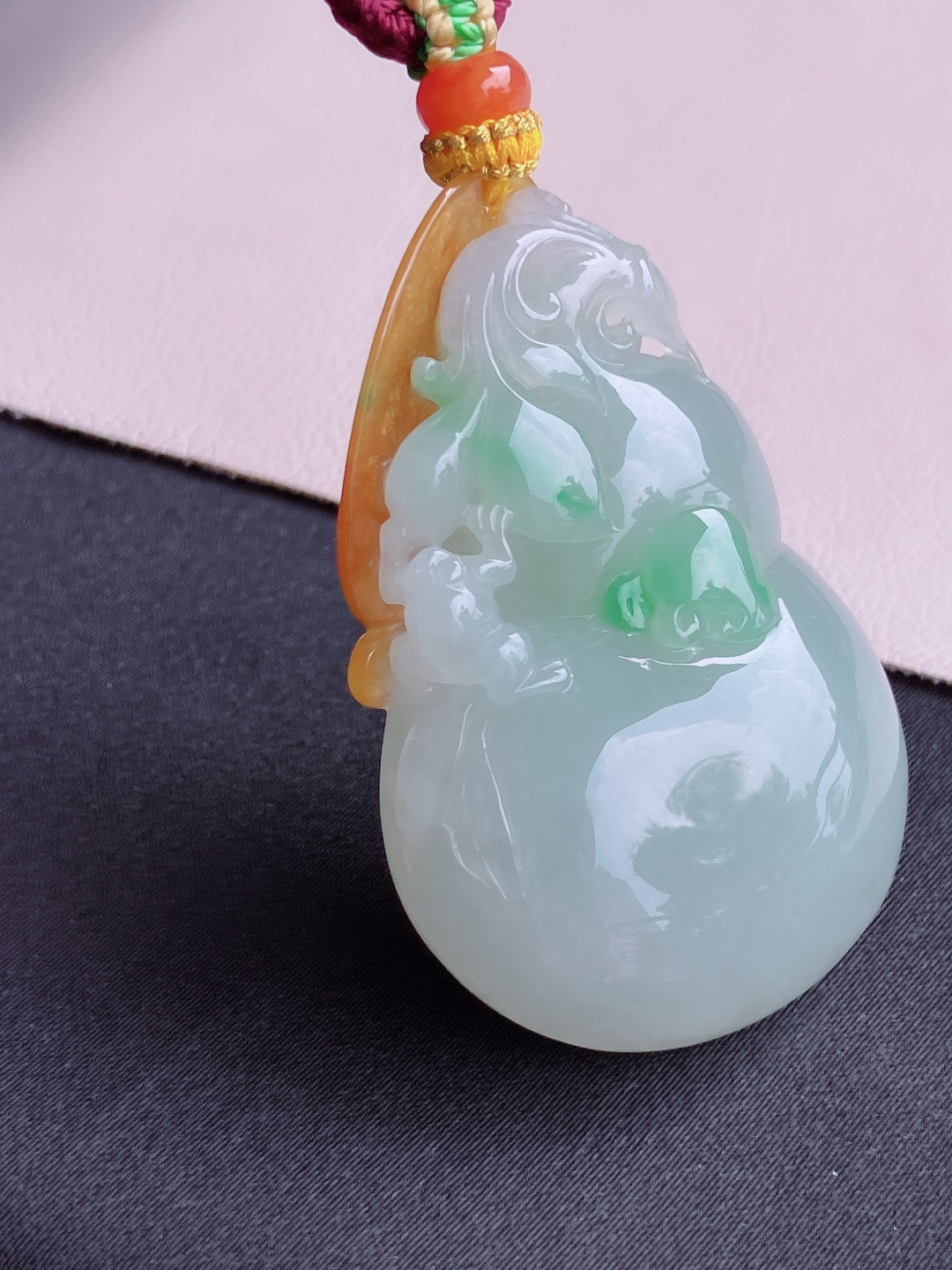 ️，三彩葫芦，晶莹剔透，特色，尺寸49.3/30.3/12/自然光实拍