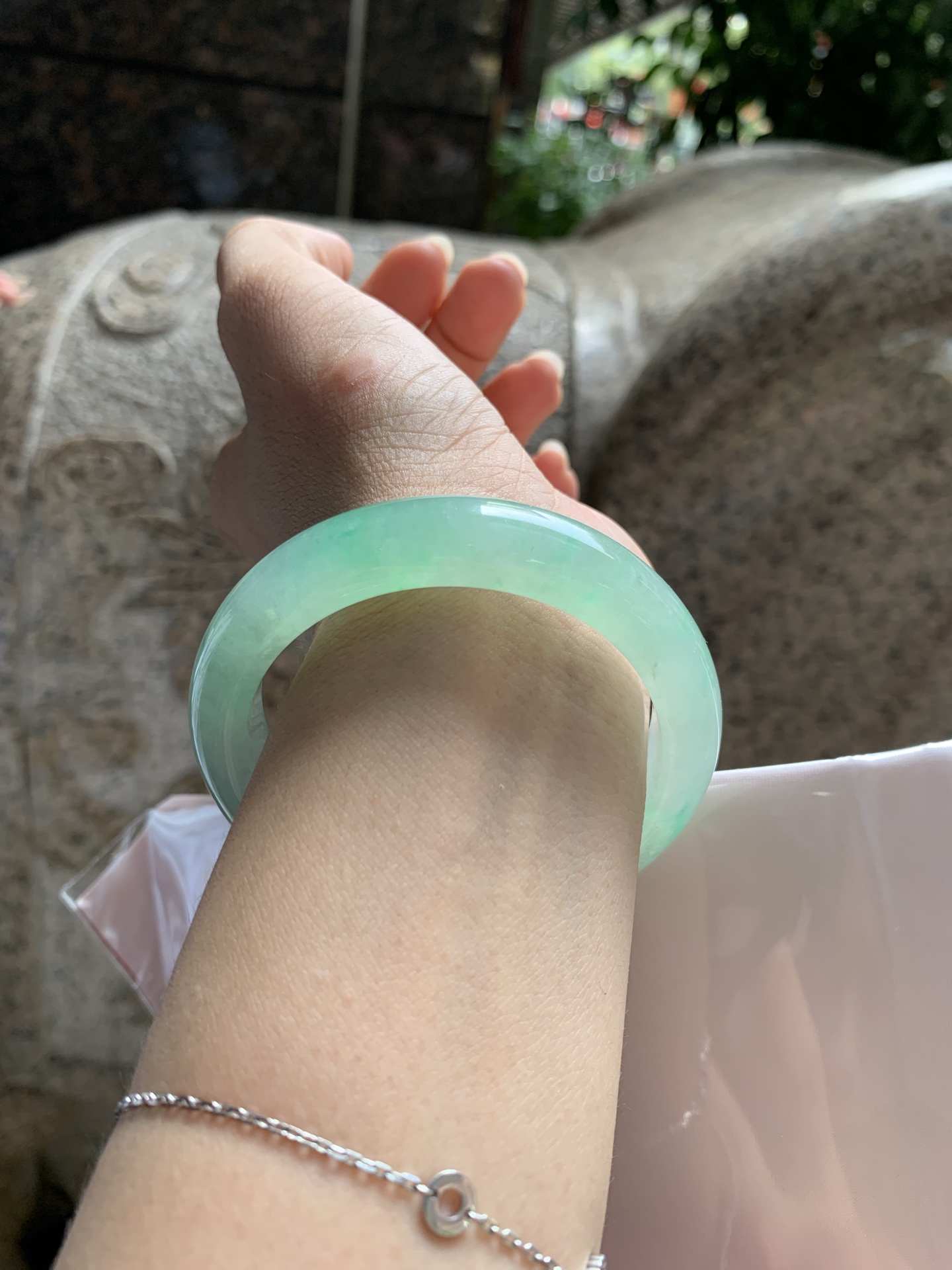 冰晴绿花正圈 53.4-7.6-11.6 0923-N1661 打灯细纹