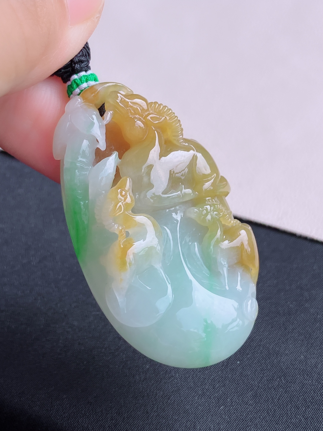 ️，三彩三羊开泰，特色，尺寸49.3/30.5/10.8/自然光实拍