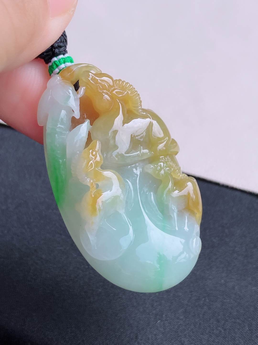 ️，三彩三羊开泰，特色，尺寸49.3/30.5/10.8/自然光实拍