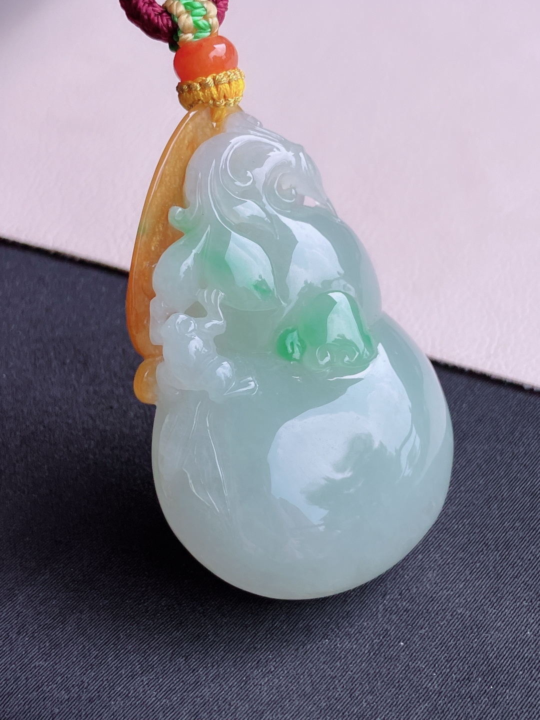 ️，三彩葫芦，晶莹剔透，特色，尺寸49.3/30.3/12/自然光实拍