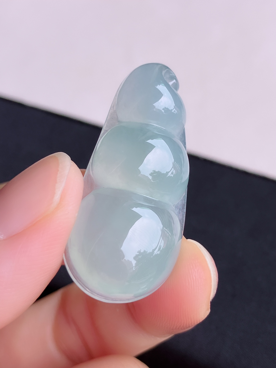 ️冰透福豆，晶莹剔透，尺寸38/18/7.6/自然光实拍