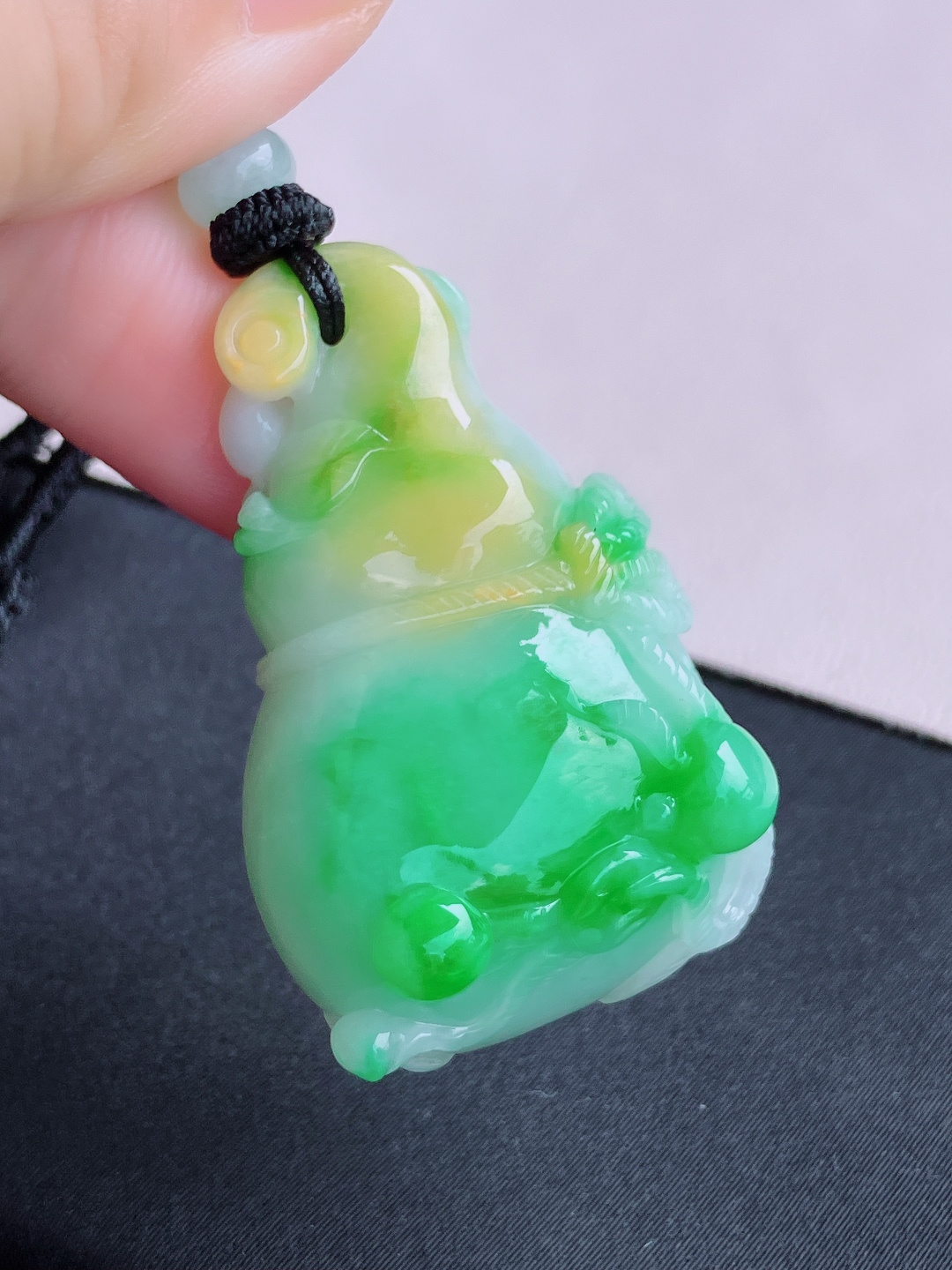 ️，三彩葫芦，饱满大气，尺寸45/28/12.8/自然光实拍