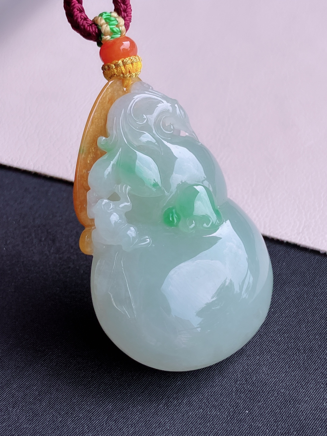 ️，三彩葫芦，晶莹剔透，特色，尺寸49.3/30.3/12/自然光实拍