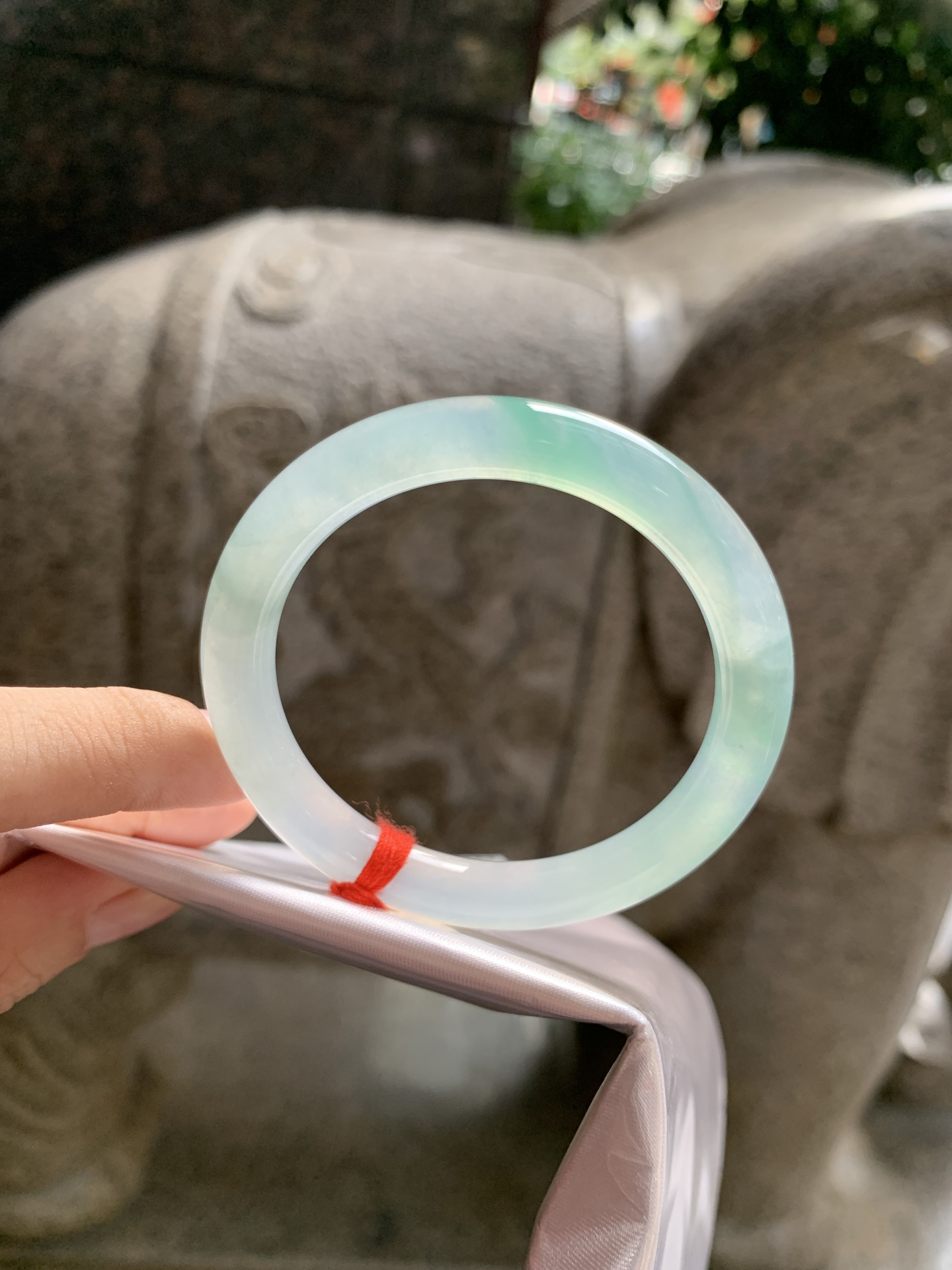 冰飘绿美人条 48.7-7.5-7.7 0923-N1673 无裂