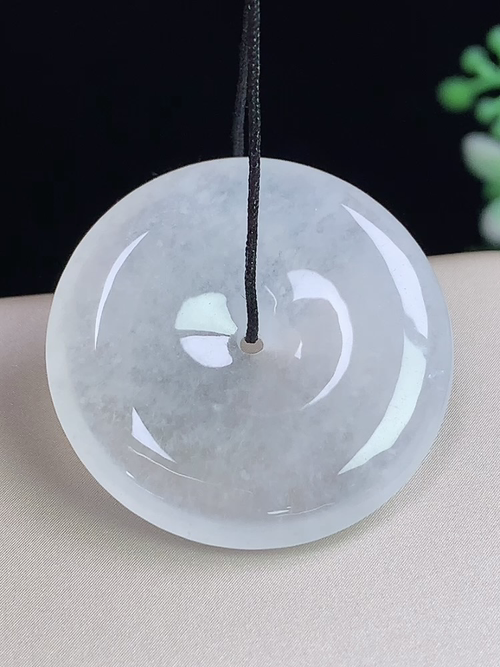 冰种平安扣，无裂，尺寸28.9-5.2mm，j23jwa6