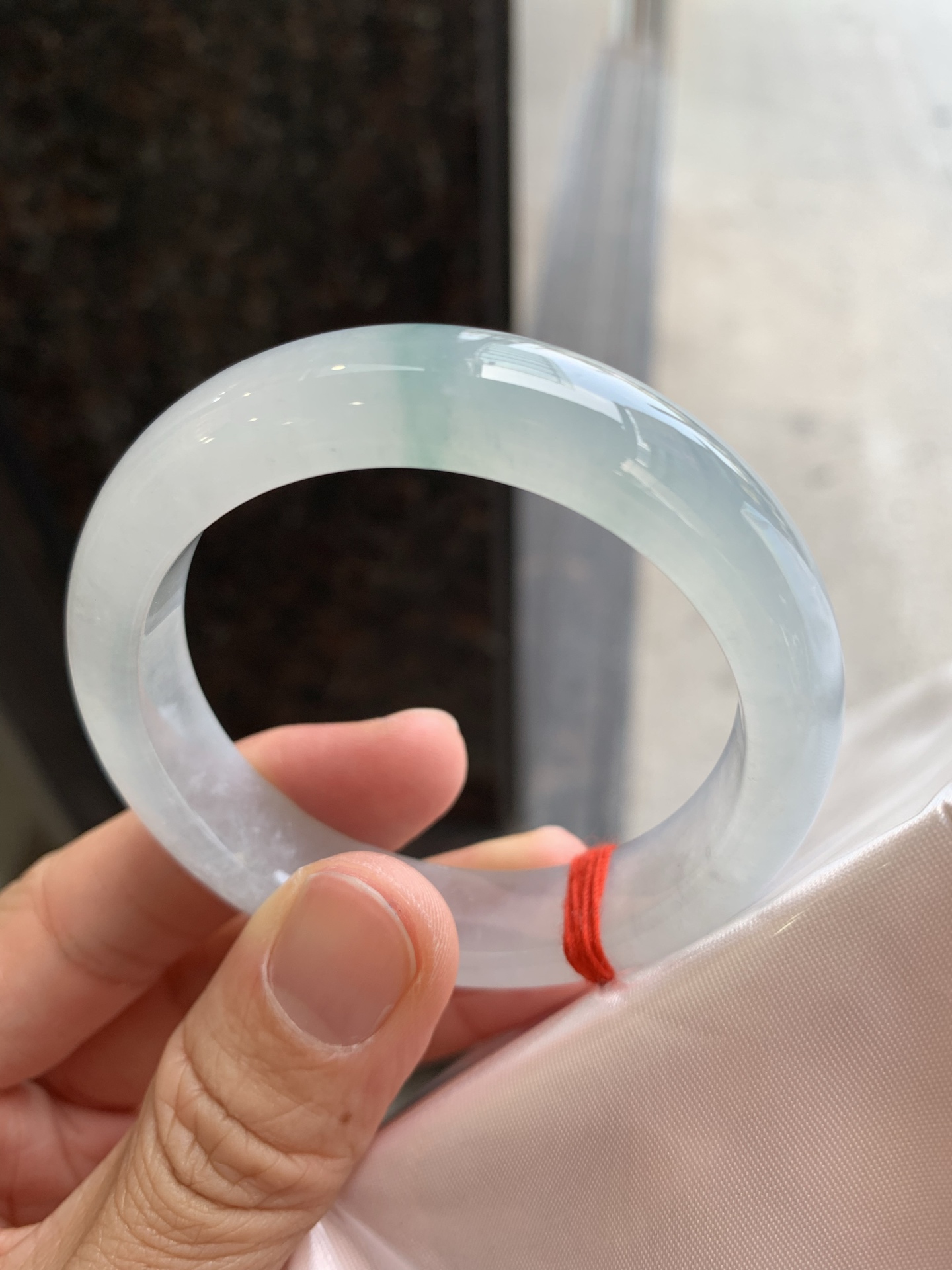 正圈飘花 微棉微纹 尺寸：50.7/12/8 小圈口