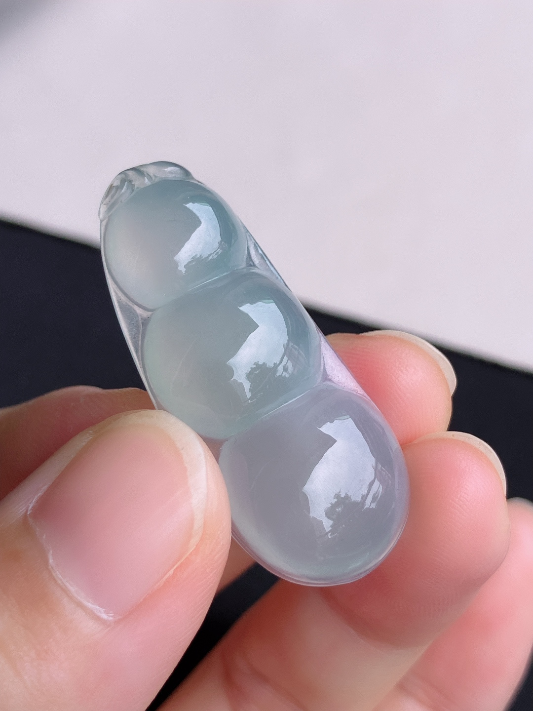 ️，底色福豆，晶莹剔透，尺寸38.5/16.5/5.8/自然光实拍