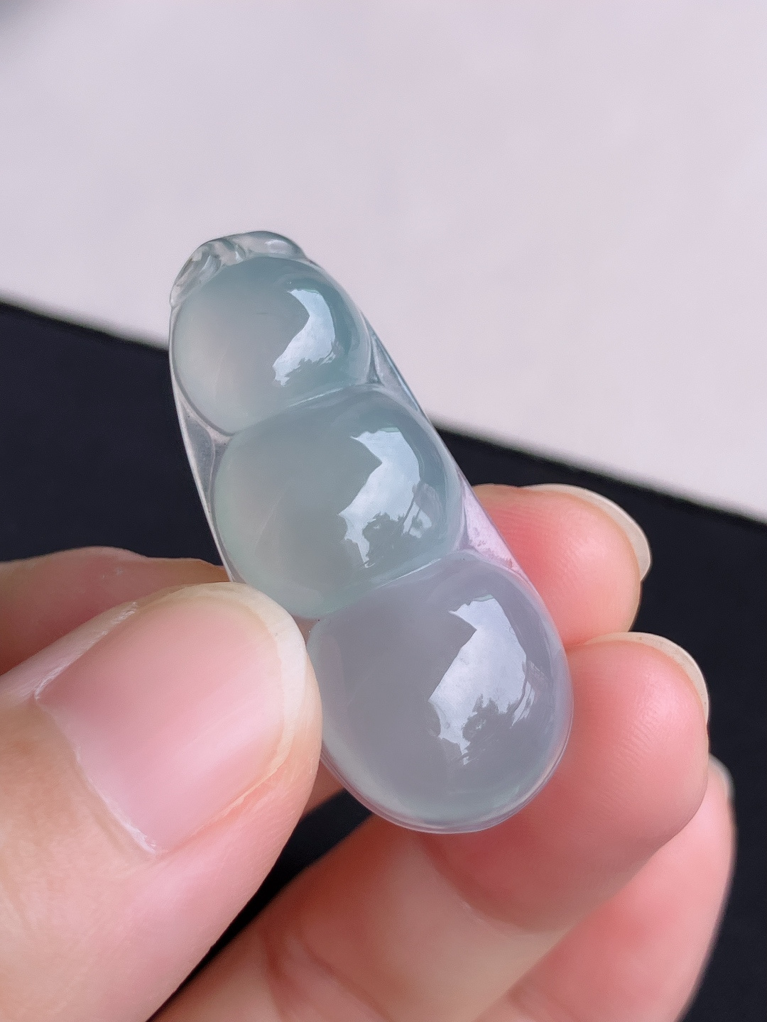 ️，底色福豆，晶莹剔透，尺寸38.5/16.5/5.8/自然光实拍