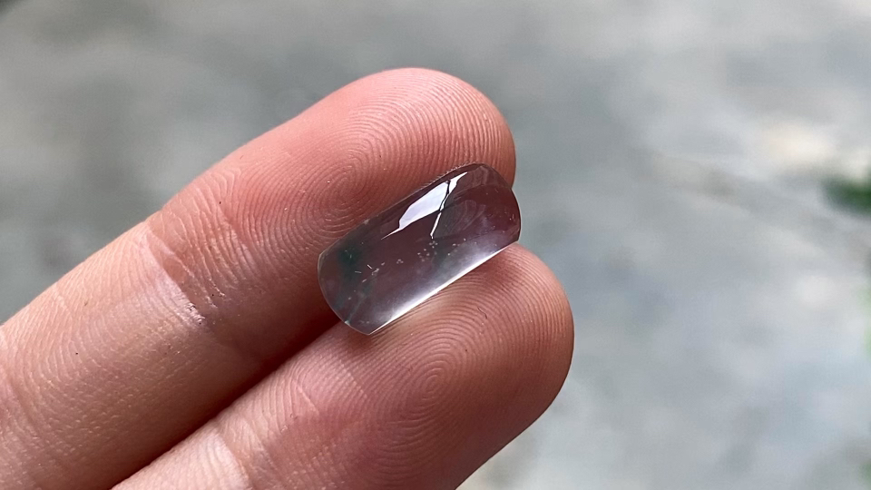 ️ 玻璃种飘彩马鞍 13.3*5.8*4.2 完整