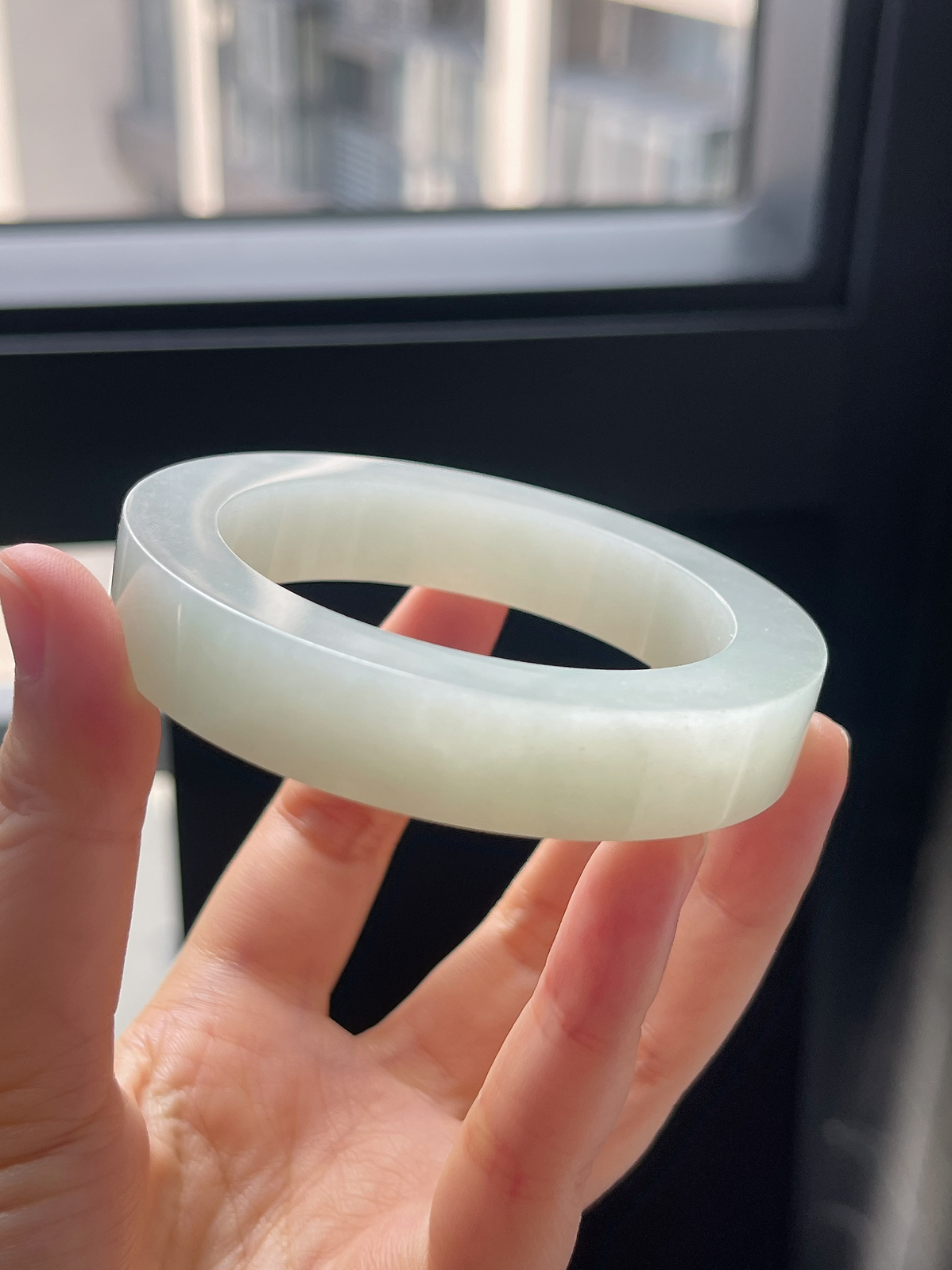 翡翠毛胚，⭕️正圈最大做57；最小做53.8