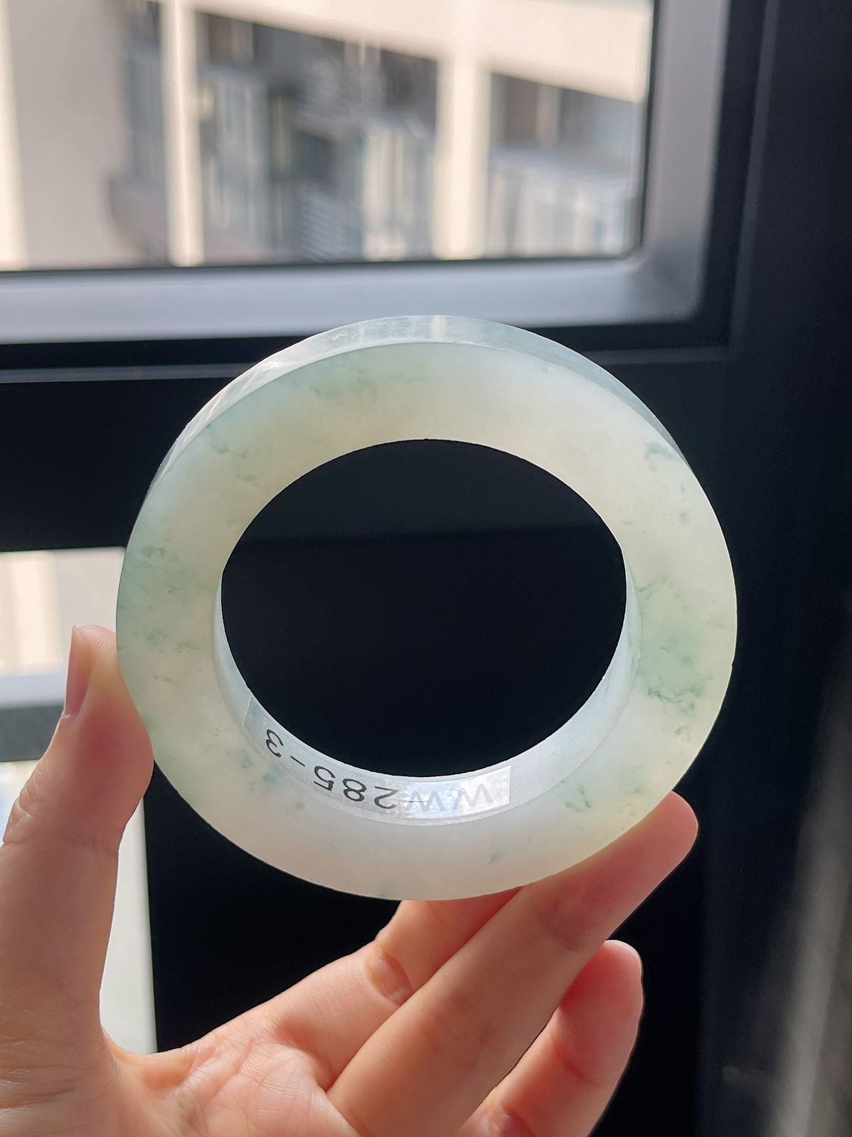 翡翠毛胚，⭕️正圈最大做64，圆条最大做60；最小做55.3
