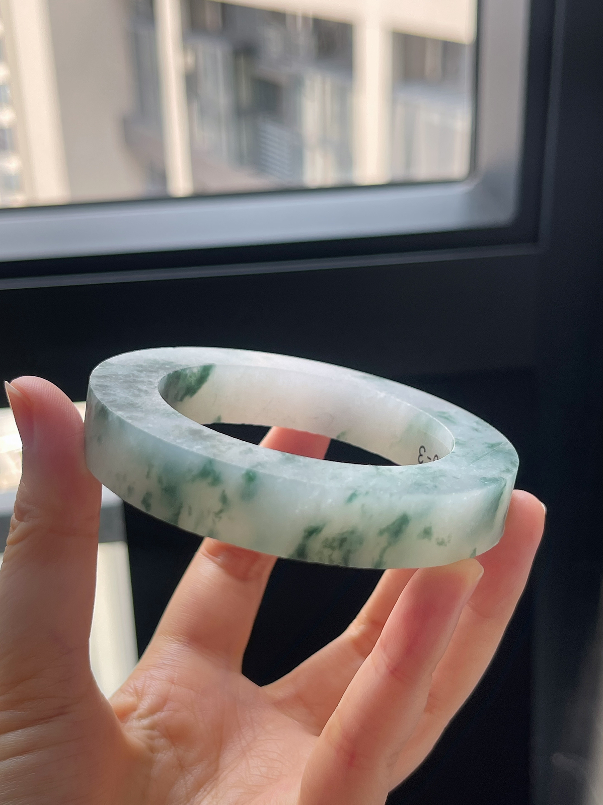 翡翠毛胚，⭕️正圈最大做62，圆条最大做58；最小做53.8