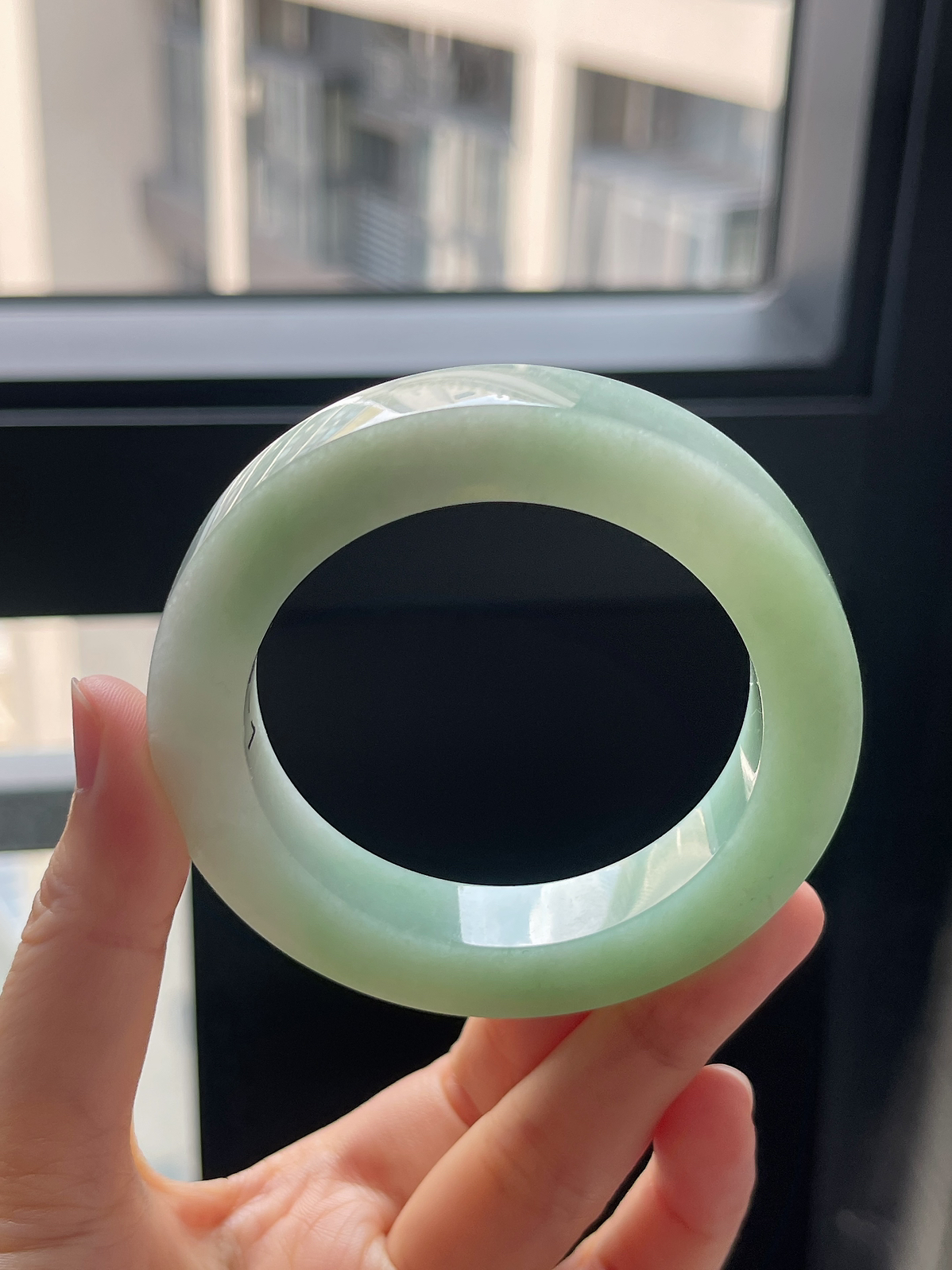 翡翠毛胚，⭕️正圈最大做58；最小做53.7