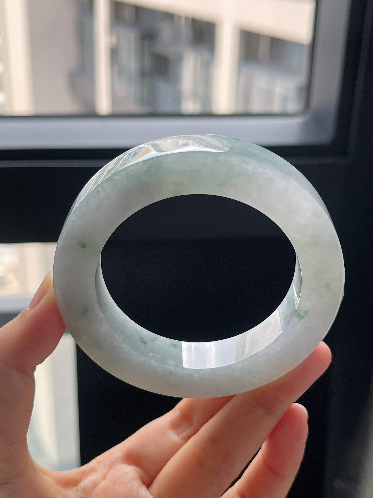 翡翠毛胚，⭕️正圈最大做59；最小做53.4