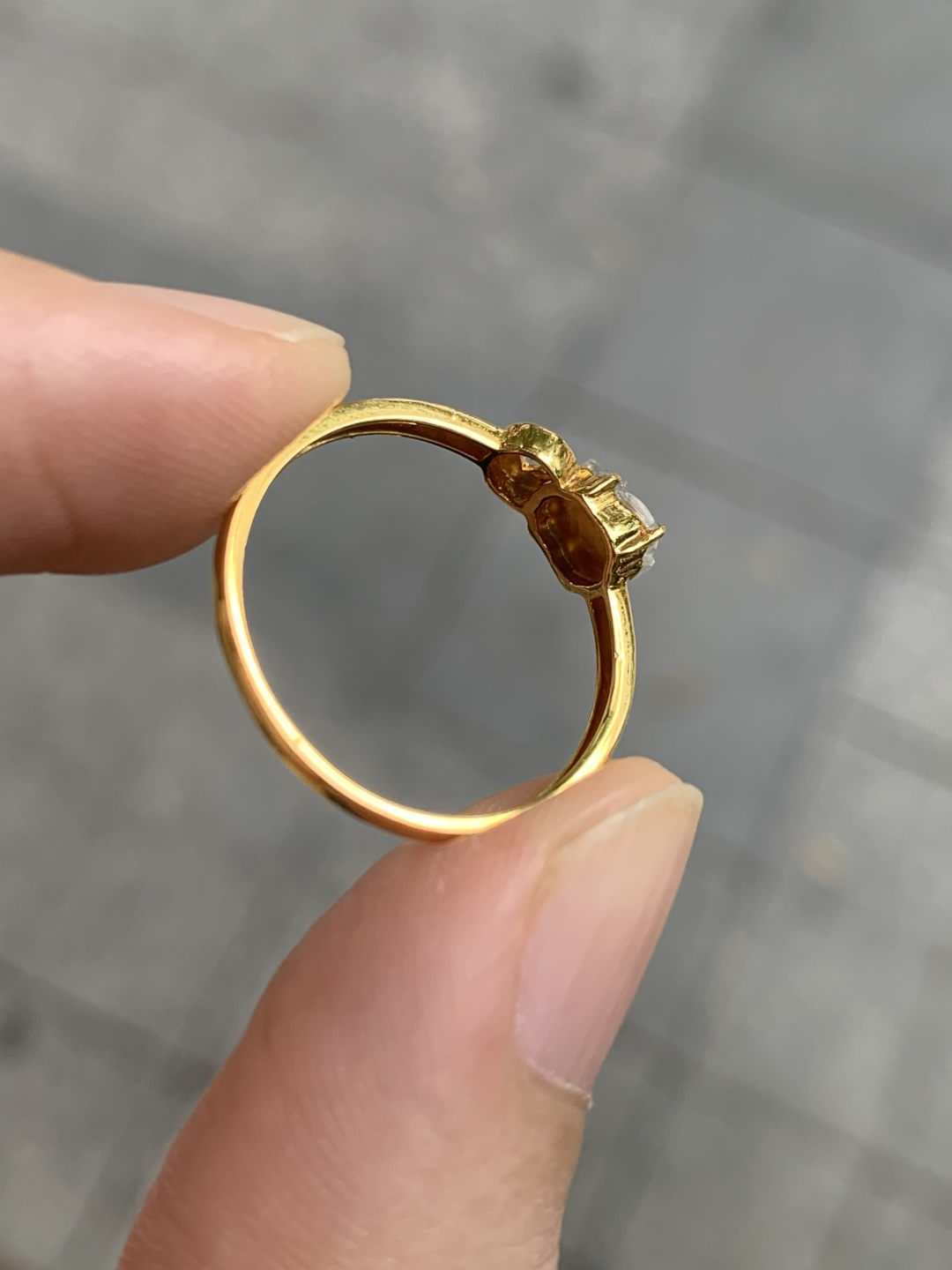 ️冰种貔貅戒指，无裂，18k金镶嵌，5.4-4.5-2.4