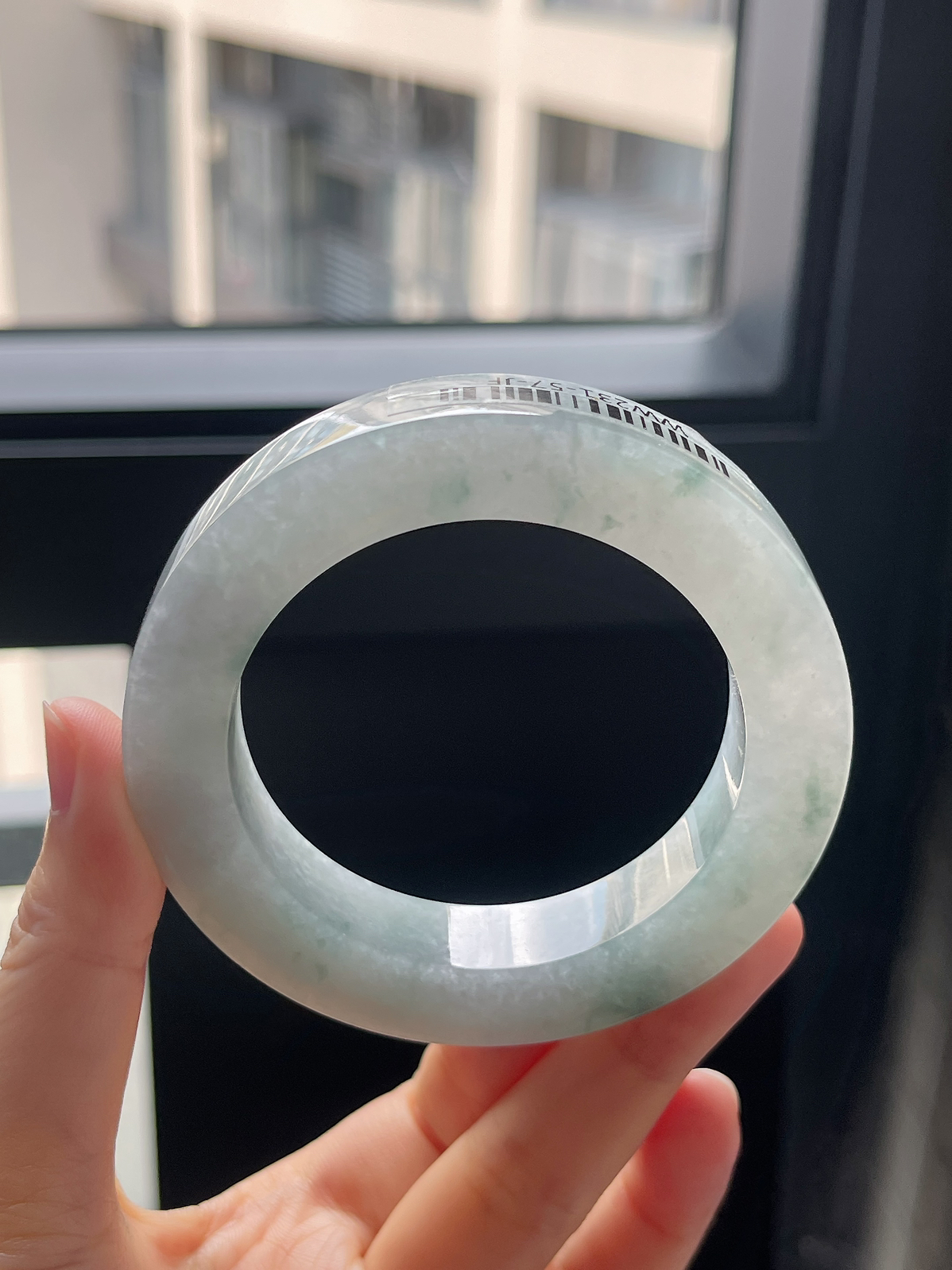 翡翠毛胚，⭕️正圈最大做59；最小做53.4