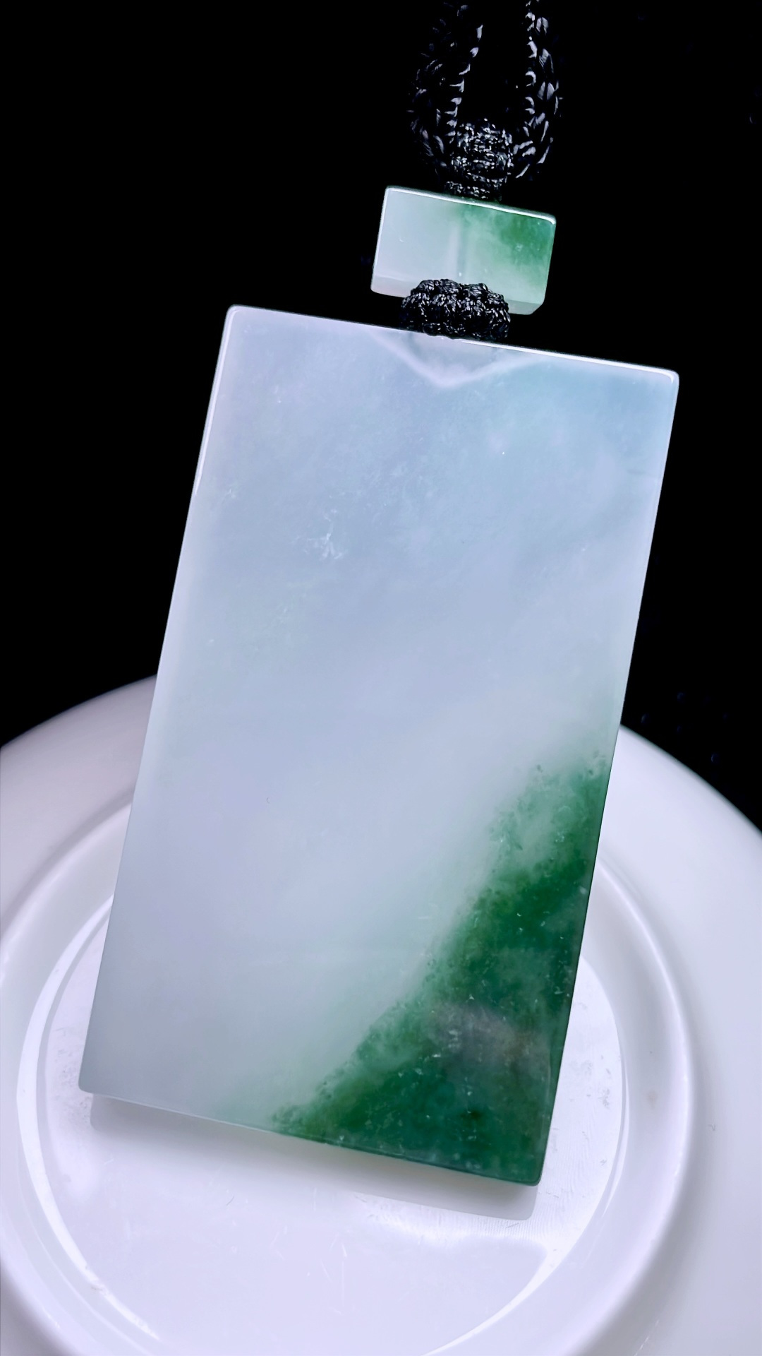 ️ 冰种飘花无事牌 飘花灵动，种老起胶 尺寸：60/34.6/5