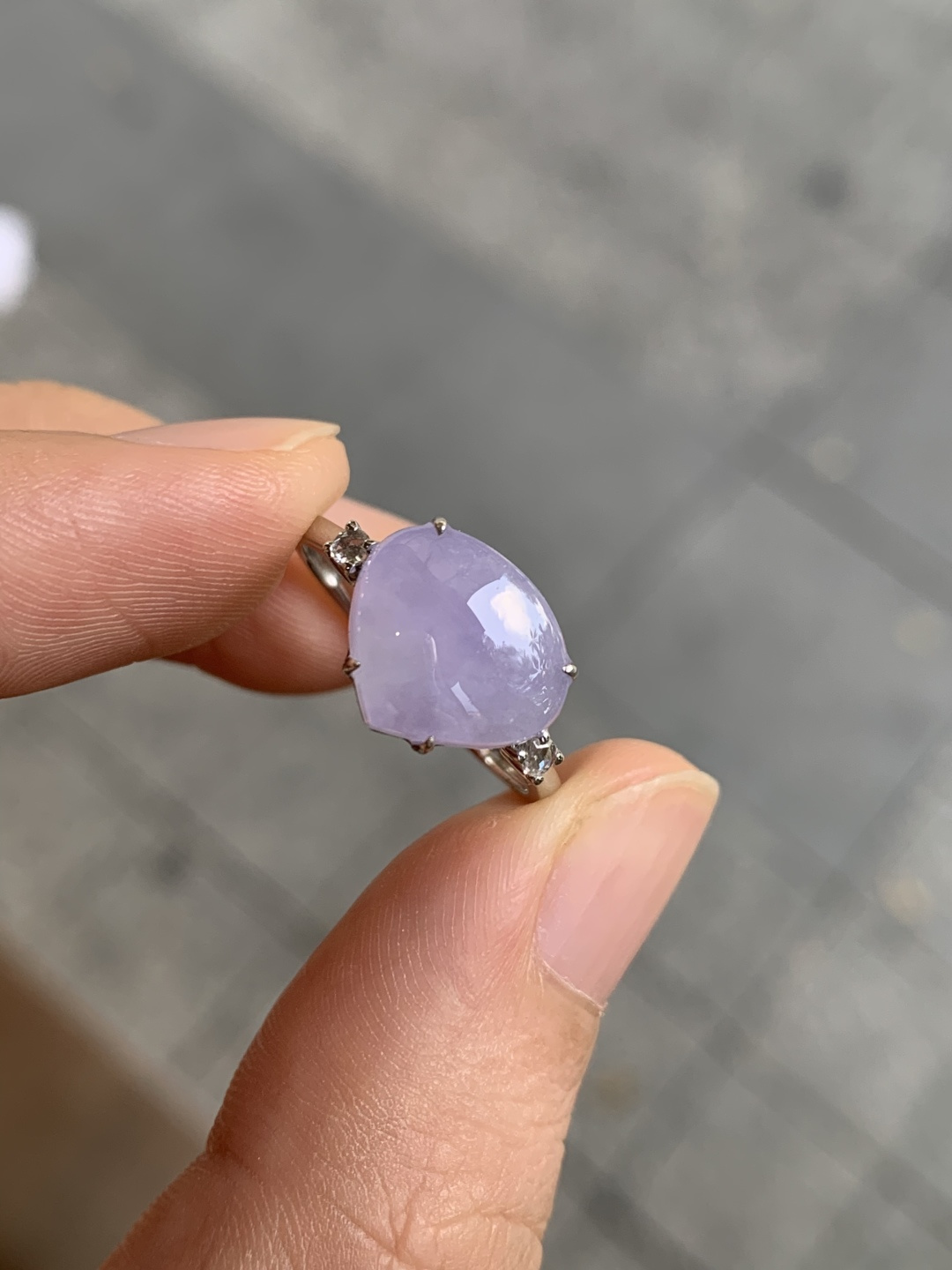 ️戒指 无裂, 18k金镶嵌